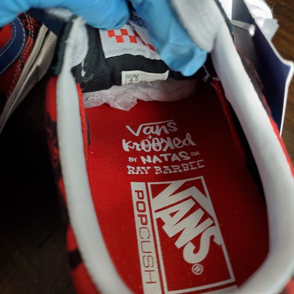 Vans Skate Old Skool Krooked by Natas Men Size 4.5, equivalent to Women Size 6 - Picture 9 of 13